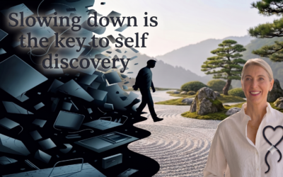 Slow down to catch up with yourself